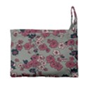 Traditional cherry blossom on a gray background Premium Foldable Grocery Recycle Bag View3