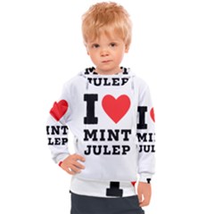 I Love Mint Julep Kids  Hooded Pullover by ilovewhateva