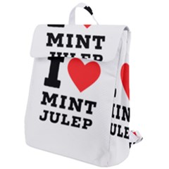 I Love Mint Julep Flap Top Backpack by ilovewhateva