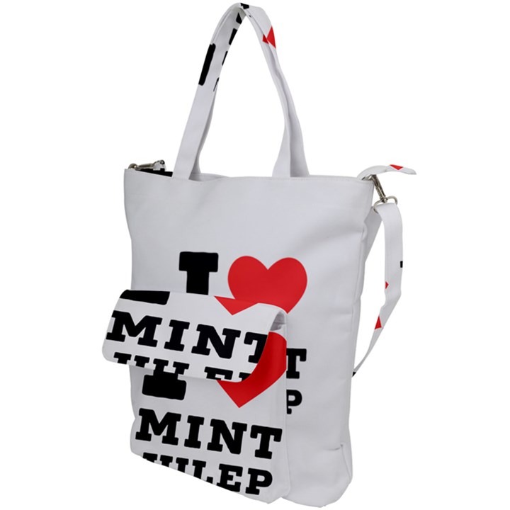 I love mint julep Shoulder Tote Bag