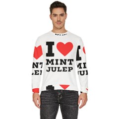 I Love Mint Julep Men s Fleece Sweatshirt by ilovewhateva