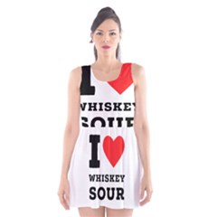 I Love Whiskey Sour Scoop Neck Skater Dress by ilovewhateva