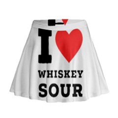 I Love Whiskey Sour Mini Flare Skirt by ilovewhateva