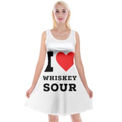 I Love Whiskey Sour Reversible Velvet Sleeveless Dress by ilovewhateva