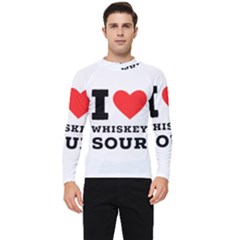 I Love Whiskey Sour Men s Long Sleeve Rash Guard by ilovewhateva