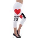 I love whiskey sour Lightweight Velour Capri Leggings  View4