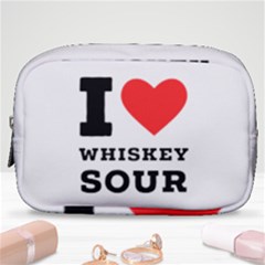 I Love Whiskey Sour Make Up Pouch (small) by ilovewhateva