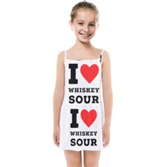 I Love Whiskey Sour Kids  Summer Sun Dress by ilovewhateva