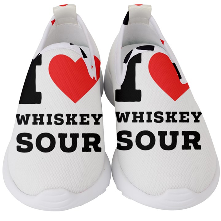 I love whiskey sour Kids  Slip On Sneakers