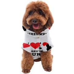 I Love Whiskey Sour Dog Coat by ilovewhateva