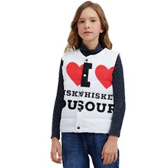 I Love Whiskey Sour Kid s Short Button Up Puffer Vest	 by ilovewhateva