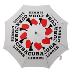 I Love Cuba Libres  Hook Handle Umbrellas (small) by ilovewhateva