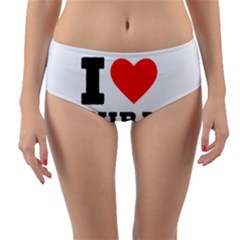 I love cuba libres  Reversible Mid-Waist Bikini Bottoms