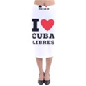 I love cuba libres  Velvet Midi Pencil Skirt View1