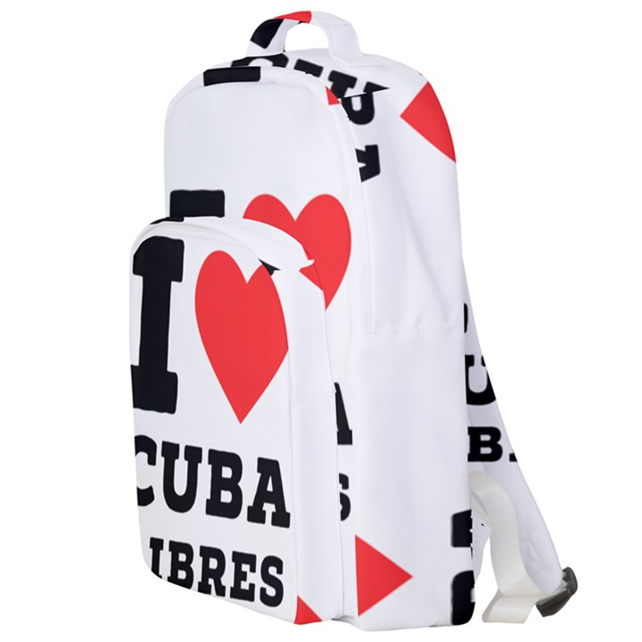 I love cuba libres  Double Compartment Backpack