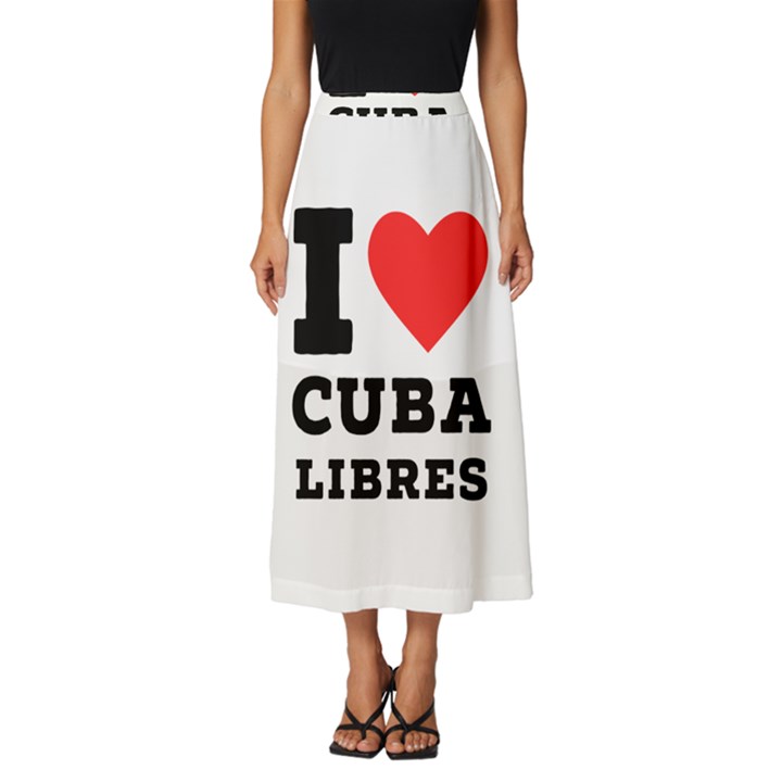 I love cuba libres  Classic Midi Chiffon Skirt