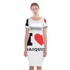 I Love Daiquiri Classic Short Sleeve Midi Dress by ilovewhateva