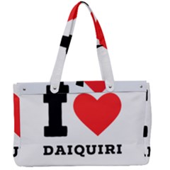 I Love Daiquiri Canvas Work Bag by ilovewhateva