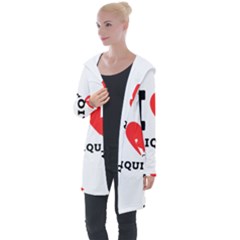 I Love Daiquiri Longline Hooded Cardigan by ilovewhateva