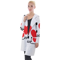 I Love Daiquiri Hooded Pocket Cardigan by ilovewhateva