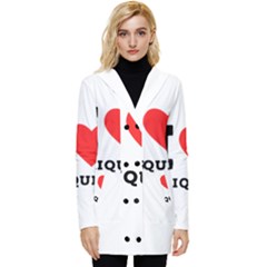 I Love Daiquiri Button Up Hooded Coat  by ilovewhateva