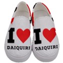 I love daiquiri Men s Canvas Slip Ons View1