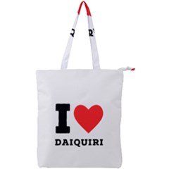 I Love Daiquiri Double Zip Up Tote Bag by ilovewhateva