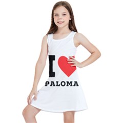 I Love Paloma Kids  Lightweight Sleeveless Dress by ilovewhateva