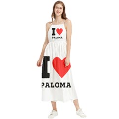 I Love Paloma Boho Sleeveless Summer Dress by ilovewhateva