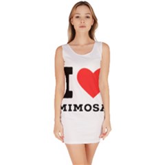 I Love Mimosa Bodycon Dress by ilovewhateva