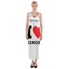 I Love Mimosa Fitted Maxi Dress by ilovewhateva