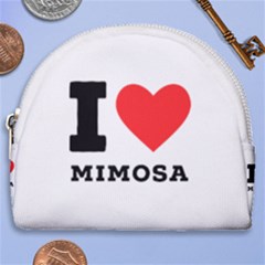 I Love Mimosa Horseshoe Style Canvas Pouch by ilovewhateva