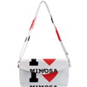 I love mimosa Removable Strap Clutch Bag View1