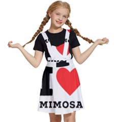 I Love Mimosa Kids  Apron Dress by ilovewhateva