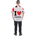 I love vesper Men s Short Sleeve Shirt View2