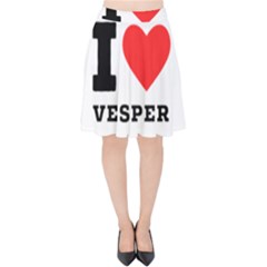 I Love Vesper Velvet High Waist Skirt by ilovewhateva