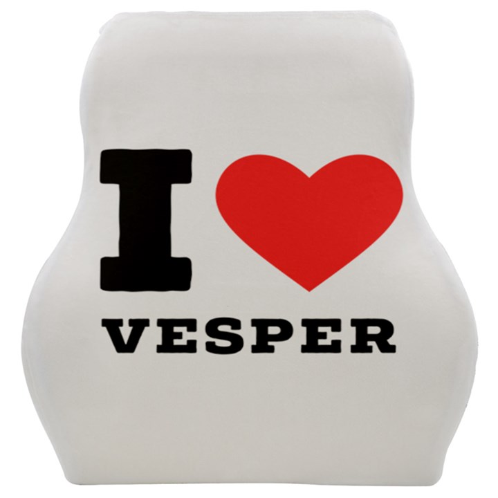 I love vesper Car Seat Velour Cushion 