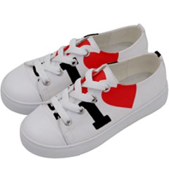 I Love Vesper Kids  Low Top Canvas Sneakers by ilovewhateva