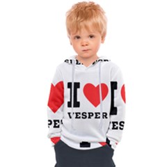 I Love Vesper Kids  Overhead Hoodie by ilovewhateva