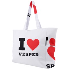 I Love Vesper Simple Shoulder Bag by ilovewhateva