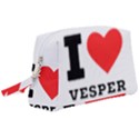 I love vesper Wristlet Pouch Bag (Large) View1