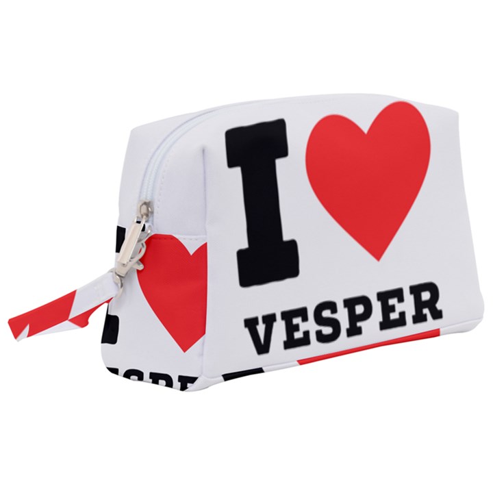 I love vesper Wristlet Pouch Bag (Large)