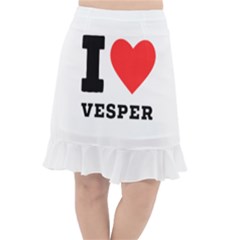 I Love Vesper Fishtail Chiffon Skirt by ilovewhateva