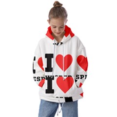 I Love Vesper Kids  Oversized Hoodie by ilovewhateva