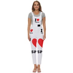 I Love Vesper Women s Pinafore Overalls Jumpsuit by ilovewhateva