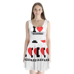 I Love Sazerac Split Back Mini Dress  by ilovewhateva