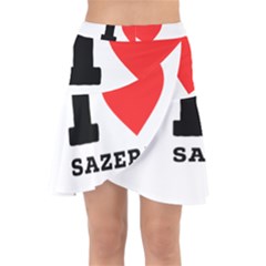 I Love Sazerac Wrap Front Skirt by ilovewhateva