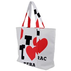 I Love Sazerac Zip Up Canvas Bag by ilovewhateva