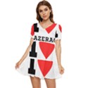 I love sazerac Tiered Short Sleeve Babydoll Dress View1