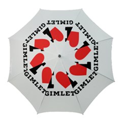 I Love Gimlet Golf Umbrellas by ilovewhateva